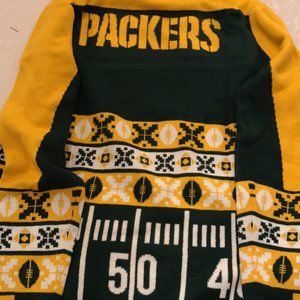 Green Bay Packers Light Up Touchdown Sweater Size